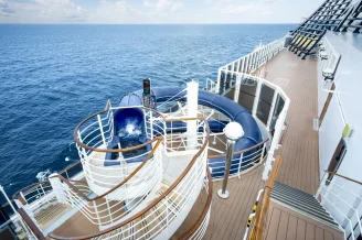 Детская водная горка на теплоходе MSC Fantasia