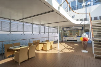 Кафе-мороженое Gelateria Italiana на теплоходе MSC Lirica