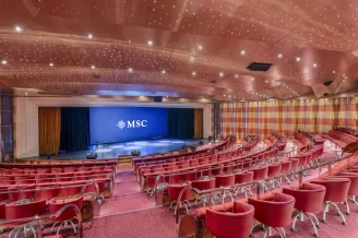 Театр San Carlo на теплоходе MSC Sinfonia