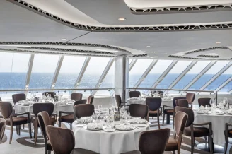 Ресторан MSC Yacht Club на теплоходе MSC Seashore
