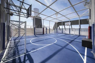 Спортивная площадка MSC Arena на теплоходе MSC Seashore