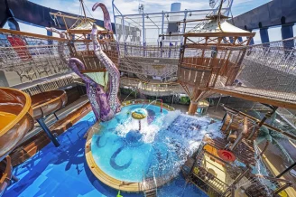 Аквапарк Pirates Cove на теплоходе MSC Seashore