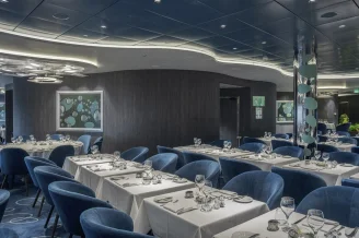 Ресторан Bubbles на теплоходе MSC World Europa
