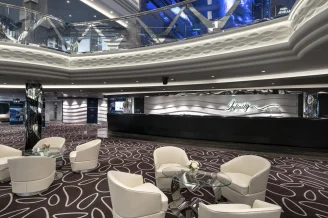 Ресепшн Infinity на теплоходе MSC Euribia