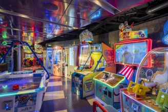 Игровой зал на теплоходе MSC World Europa
